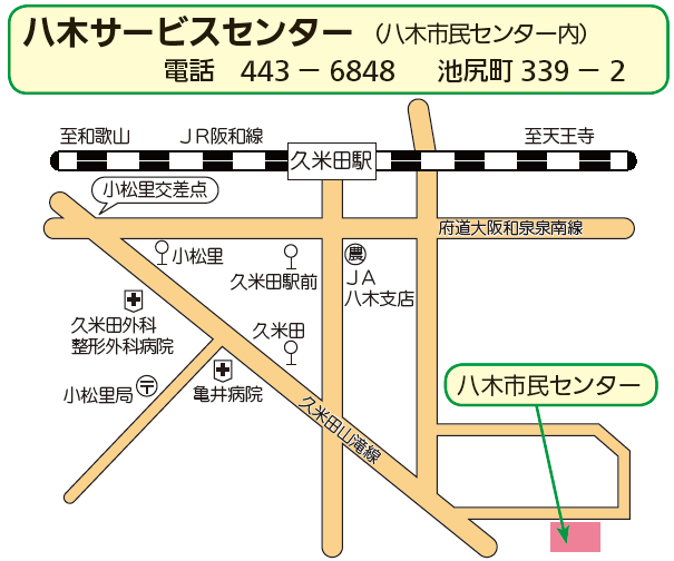 八木サービスセンター地図