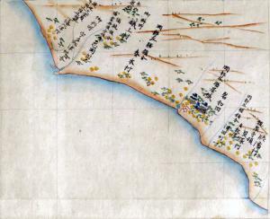 岸和田周辺の地図