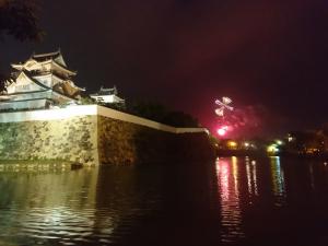 岸和田城を彩る夏の華