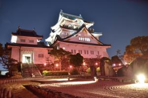 お城まつり　岸和田城ライトアップの写真